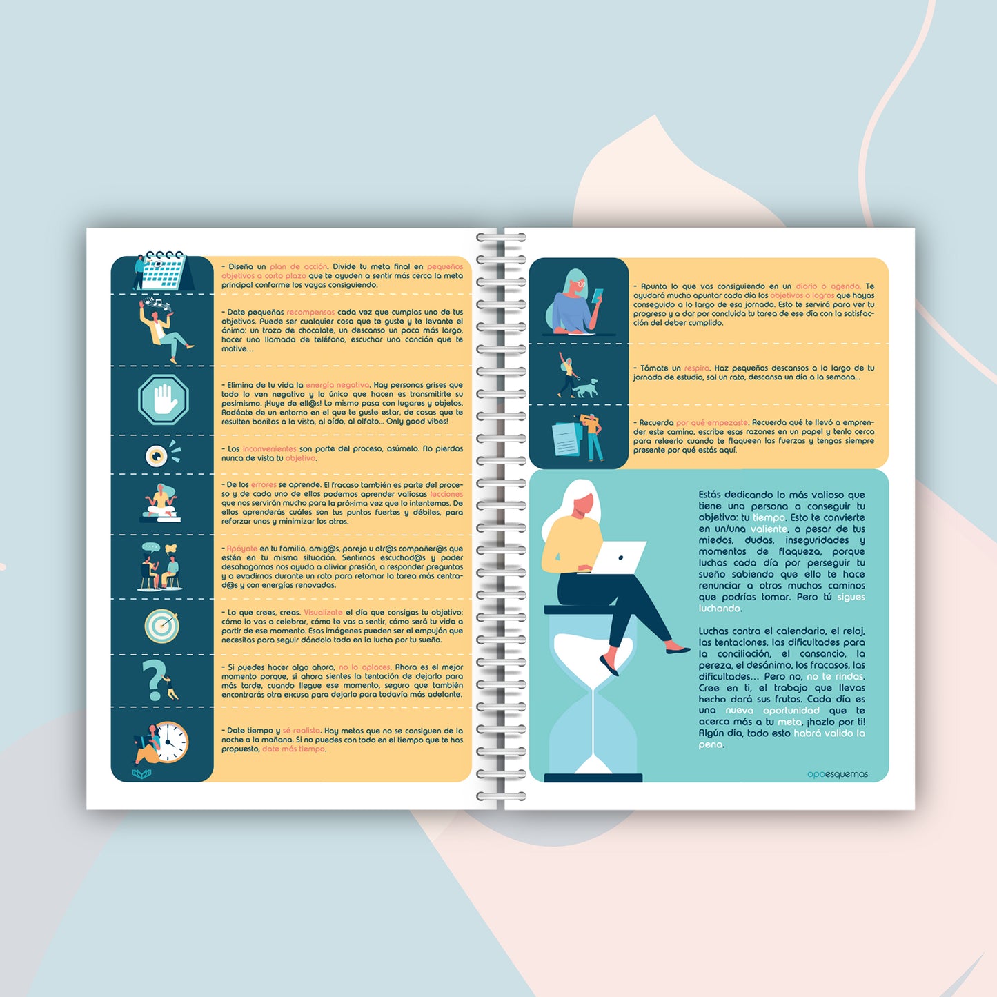 Agenda para opositores “Agenda del opositor 2026” - OPOESQUEMAS