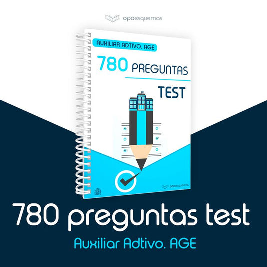 Libro Tests Auxiliar Administrativo del Estado - OPOESQUEMAS