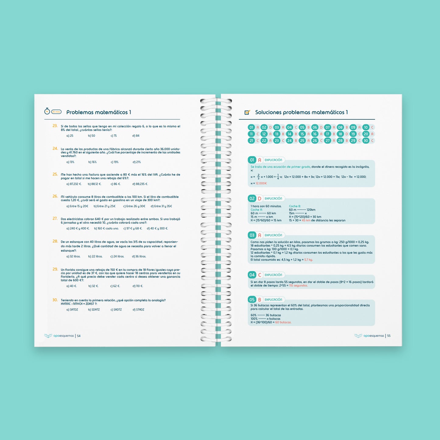 Libro Psicotécnicos Auxiliar administrativo AGE - OPOESQUEMAS