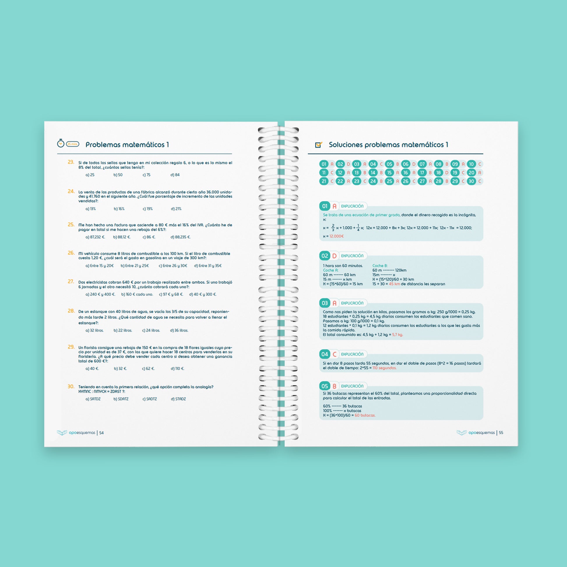 Libro Psicotécnicos Auxiliar administrativo AGE - OPOESQUEMAS